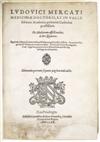 MERCADO, LUIS. De Mulierum affectionibus, Libri Quatuor. 1579